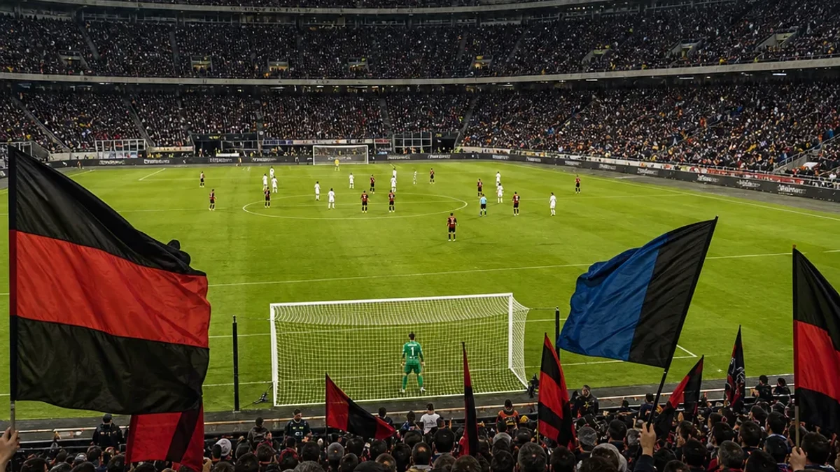 Serie A ottelutunnelmaa italialaisella stadionilla